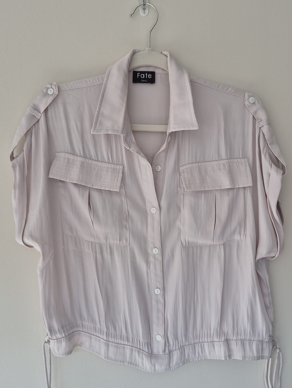 Beige Cargo style Shirt